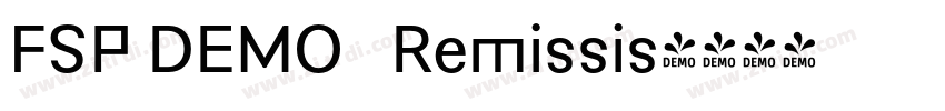 FSP DEMO   Remissis字体转换